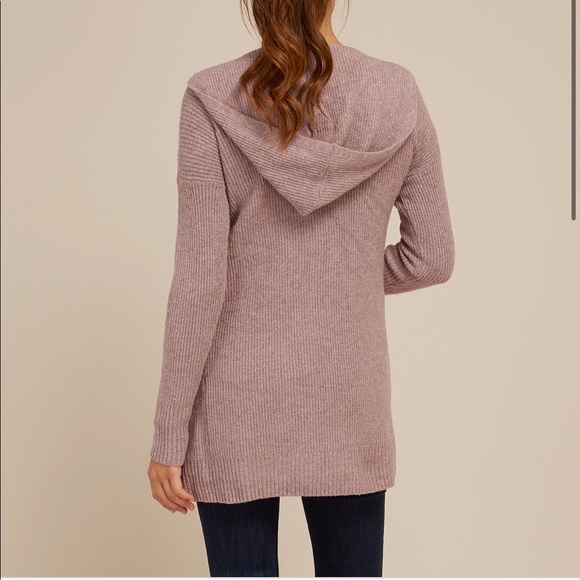 🍁3/$25🍁. Hooded cardigan with removable belt - Picture 8 of 9